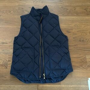Jcrew navy blue vest size medium